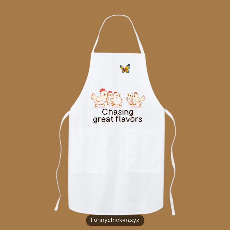 Funny Kawaii Chicken Apron - Cook with Playful Spirit