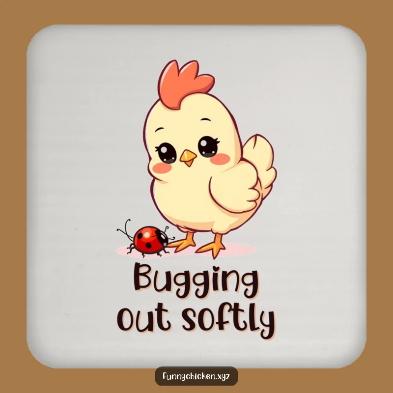 Funny Kawaii Chicken Coaster - Protect Surfaces with Curiosity