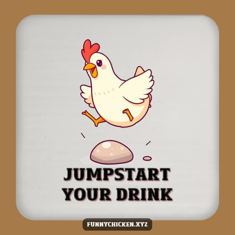 Funny Kawaii Chicken Coaster - Protect Surfaces with Excitement