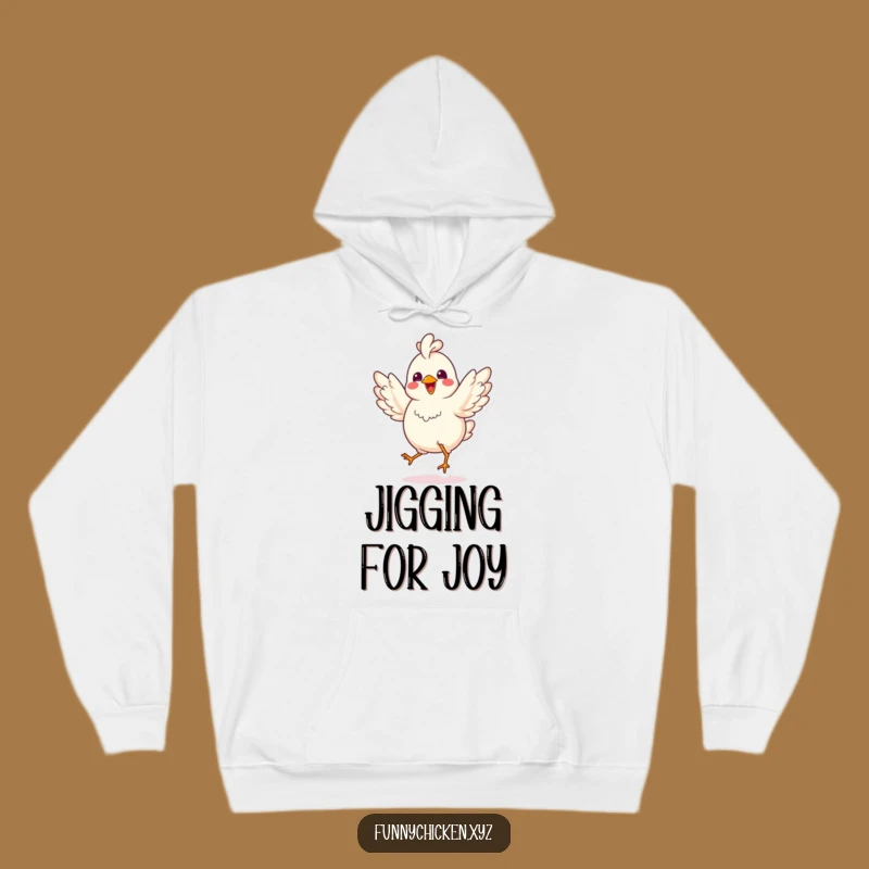 Cozy Funny Kawaii Chicken Dance Hoodie, Warm & Cheerful Gift
