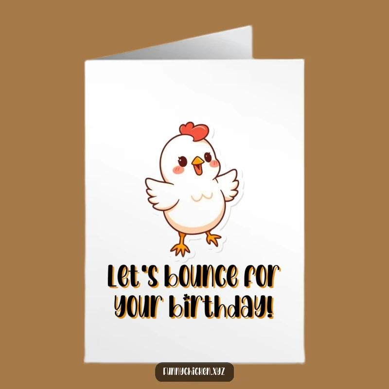 Free Printable Dancing Chicken Birthday Card: Fun Moves, Downloadable Gift