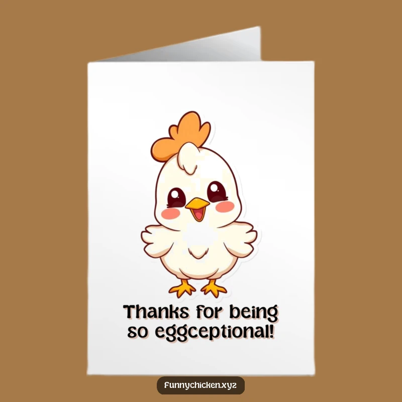 Free Printable Curious Chicken Thank You Card: Funny & Sweet, Print at Home