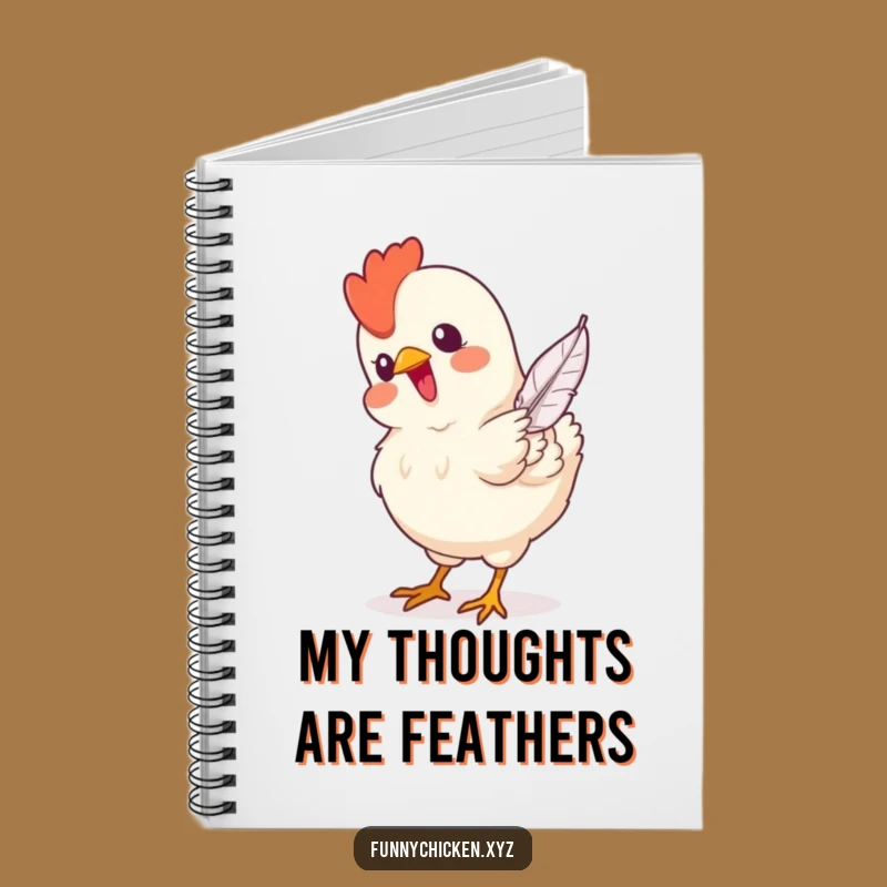 Funny Chicken Notebook: Jot Down Ideas with Feather Pecking, Hilarious Gift