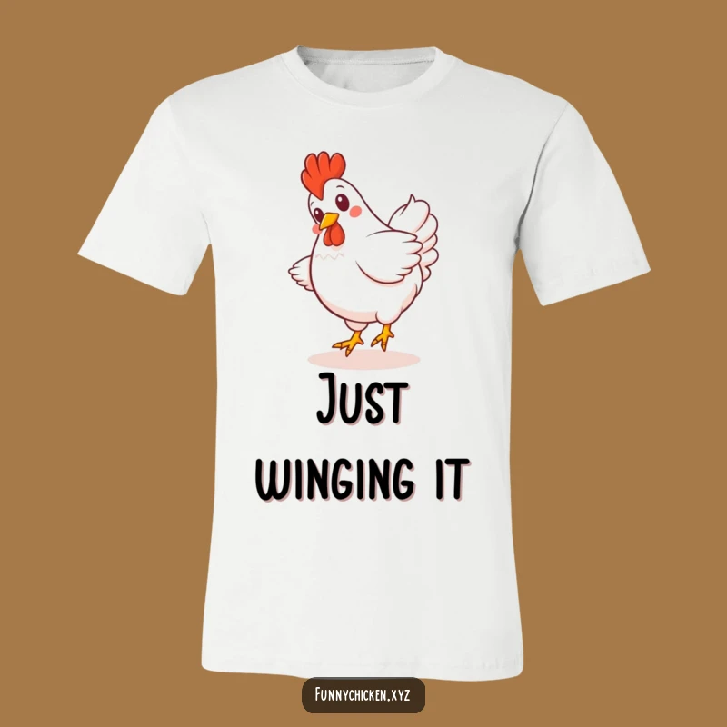 Funny Kawaii Chicken T-Shirt - Express Your Joyful Spin